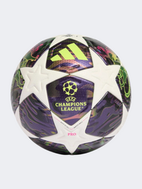 Adidas Uefa Champions League Pro Unisex Football Ball Purple/White/Yellow