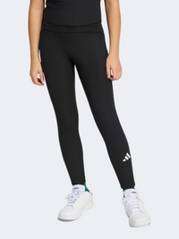 Adidas Sport Seasonals Collegiate Typography Kids-Girls Sportswear Tight Black/Off White