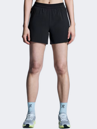 On 5" Performance Women Running Short Black