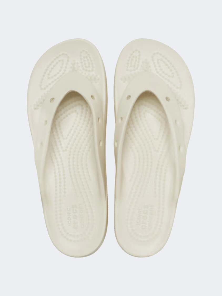 Crocs Classic Platform Women Lifestyle Slide Bone