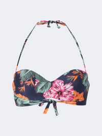 Oneill Hava Mix Women Beach Bra Blue Aop/Pink Pure