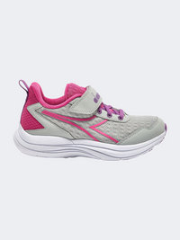 Diadora Snipe 2 Jr Ps-Girls Running Shoes Silver/Pink