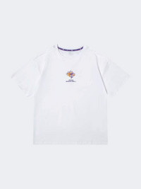 Erke Fearless Kids-Boys Basketball T-Shirt White