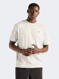 New Balance Woven Label Men Lifestyle T-Shirt Athletic Grey/Multi
