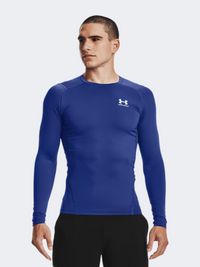 Under Armour Heatgear Comp Men Training Long Sleeve Royal/White