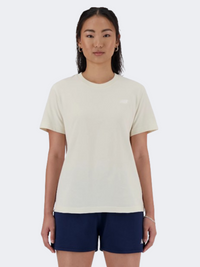 New Balance Essentials Small Jersey Women Lifestyle T-Shirt Linen