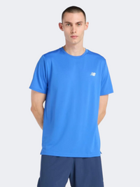 New Balance Sport Men Performanc T-Shirt Blue Bird