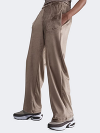 Nike Sportswear Chill Velour Mid Rise Women Lifestyle Pant Mink Brown
