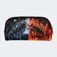 Spray Ground Fire And Ice Shark Men Lifestyle Case Black/Orange/Blue