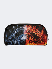 Spray Ground Fire And Ice Shark Men Lifestyle Case Black/Orange/Blue