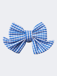 Crocs Lemon Gingham Bow Lifestyle Pins Blue/White