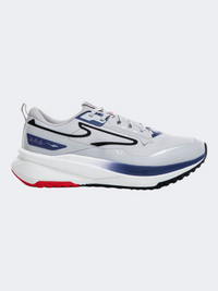 Erke Men Running Shoes Grey/Blue/Red