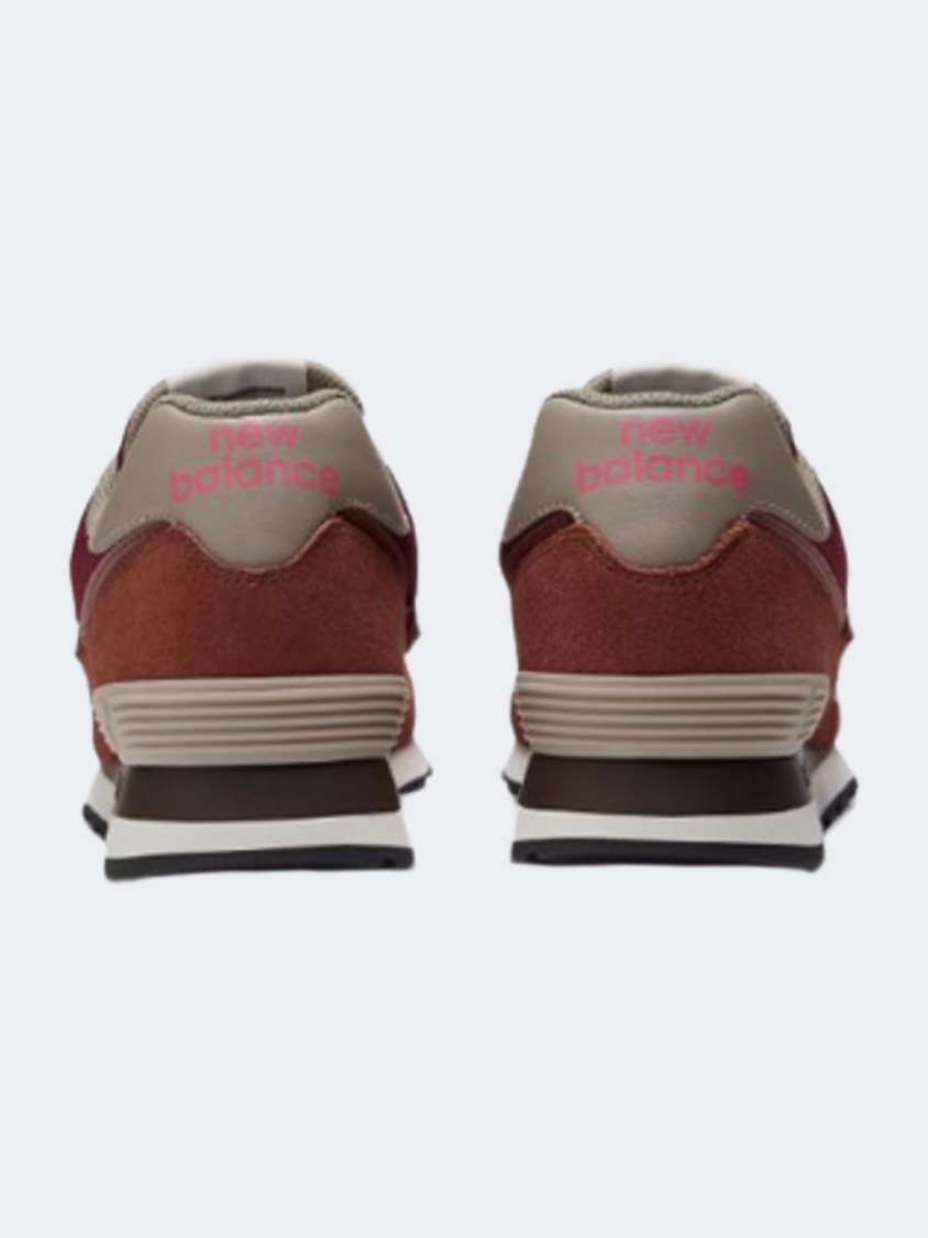 New Balance 574 Men Lifestyle Shoes Barrel Brown/Pink