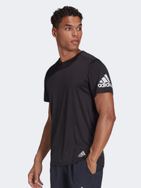 Adidas Run It Men Running T-Shirt Black
