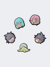 Crocs Anime Cartoons 5 Pack Lifestyle Pins Multicolor
