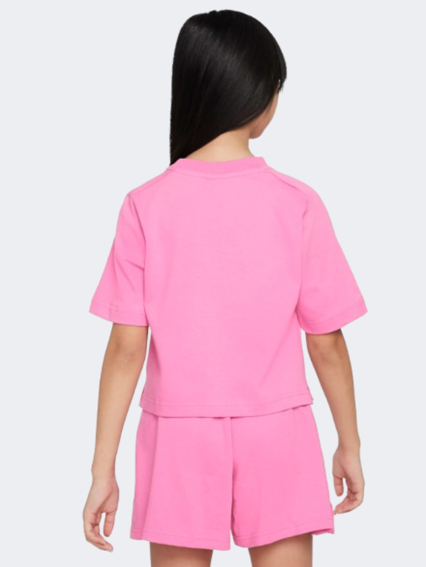 Nike Sportswear Girls Lifestyle T-Shirt Pink/Fuchsia