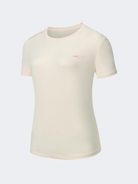 Erke Crew Women Training T-Shirt Cheese White