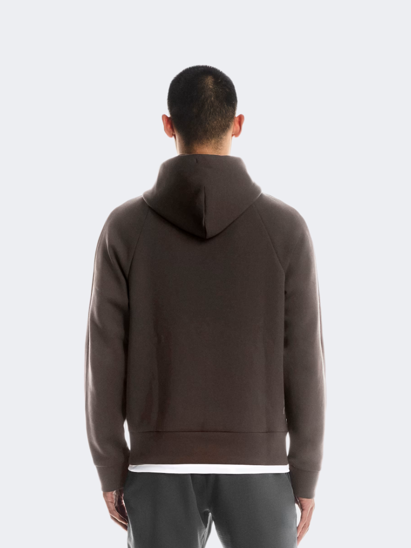 On Focus Tech Zip Men Training Hoody Pebble