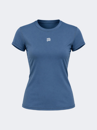 Oil & Gaz Comfortable Women Lifestyle Crew Neck T-Shirt Navy