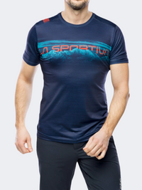 La Sportiva Horizon Men Hiking T-Shirt Deep Sea
