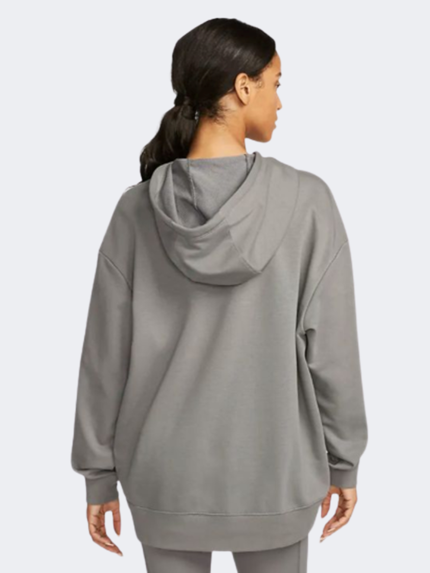 Nike Df Gt Ft Gx Women Training Hoody Silver