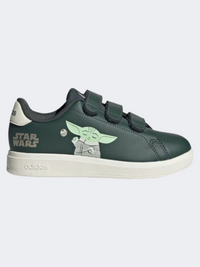 Adidas Stars Wars Advantage Mandalori Ps Boys Sportswear Shoes Legend Ivy/Off White