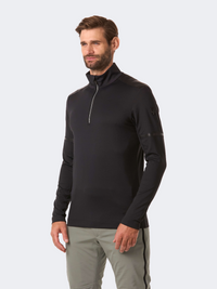 Toni Sailor Erik 1/4 Zip Men Skiing Baselayer Black