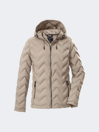 Killtec Kow 23 Quilted Women Skiing Jacket Light Taupe