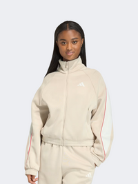 Adidas Stadium Women Sportswear Track Top Crystal Linen