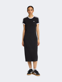 Adidas 3 Stripes Slim Women Original Dress Black/White