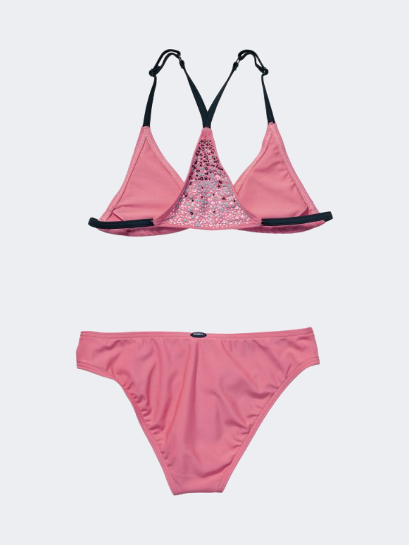O&#39;Neill Triangle Bead Kids-Girls Beach Bikini Set Pink