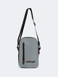 Oil And Gaz Durable Unisex Lifestyle Water Proof Cross Bag Grey/Red