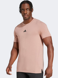 Adidas D4T Workout Men Training T-Shirt Clay