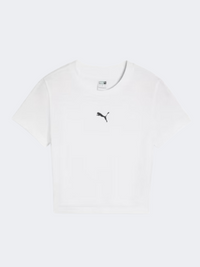 Puma Dare To Baby Women Lifestyle T-Shirt White/Black