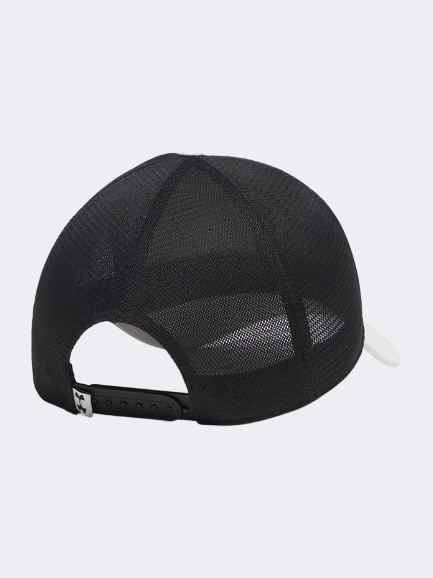 Under Armour Rock Trucker Men Training Cap White Clay/Black