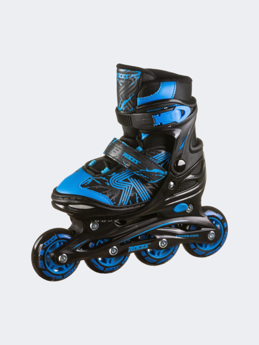 Roces Jockey 3.0 Boys Roller Skates Black/Astro Blue