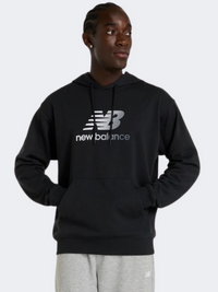 New Balance Sport Essential Gradient Logo Men Lifestyle Hoody Black