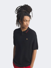 Adidas Premium Men Original Polo Short Sleeve Black