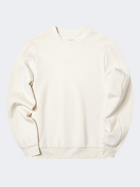 Erke Women Training Sweatshirt Glacier White