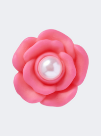 Crocs Pink Flower With Pearl Center Unisex Lifestyle Jibbitz Charm