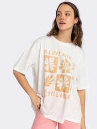 Billabong In Love With The Sun Women Lifestyle T-Shirt Salt Crystal