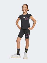 Adidas Smileyworld Little-Girls Sportswear Set Black/White