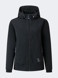 Erke Windbreaker Women Training Jacket Black