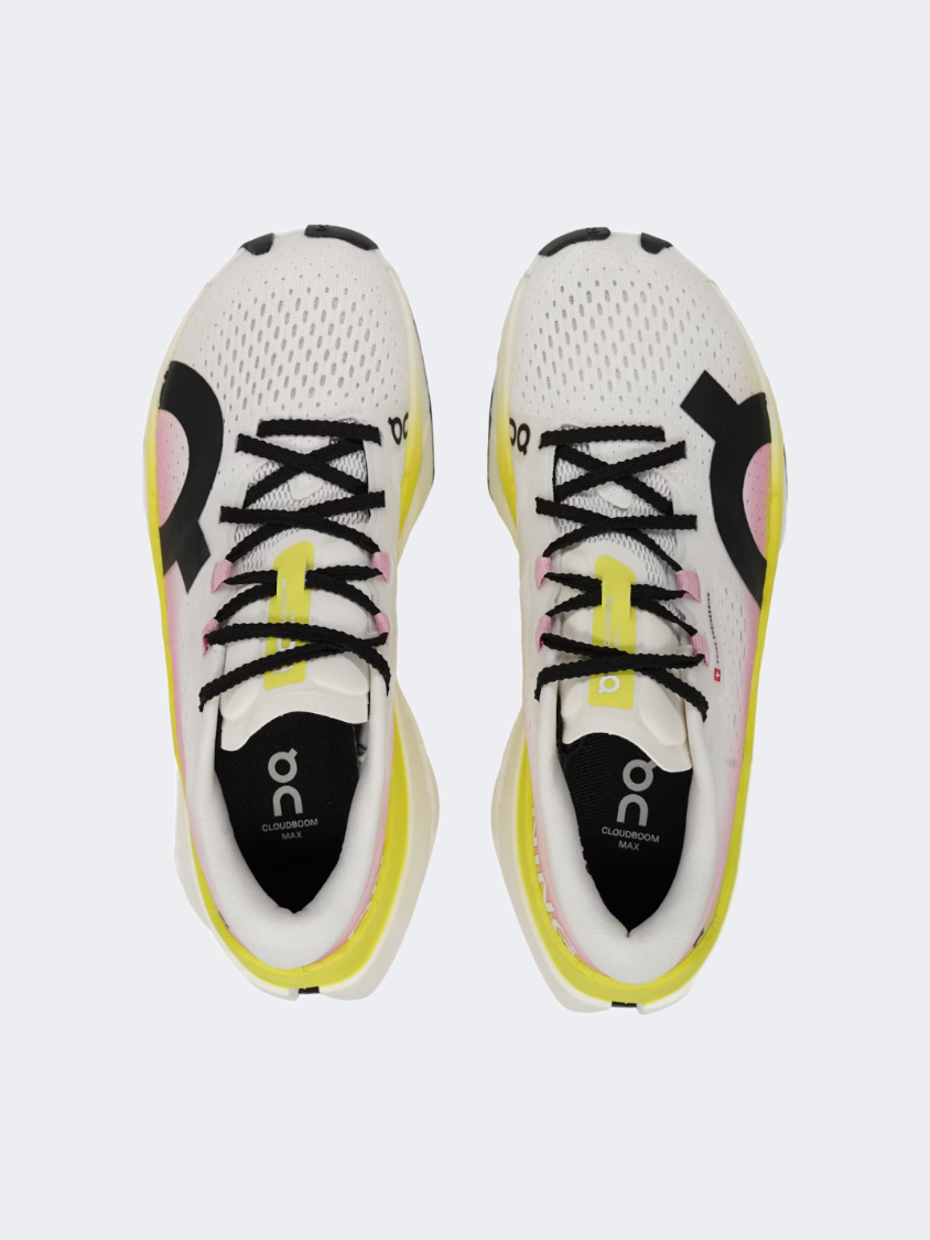 On Cloudboom Max 1 Women Running Shoes Lime/Raspberry