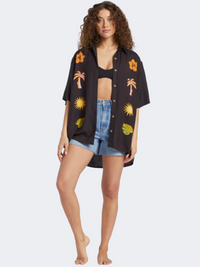 Billabong On Vacation Women Lifestyle Shirt Brown Sands