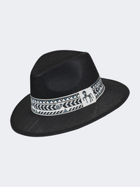 Stamion Fedora With Ribbon Horse Unisex Beach Hat Black