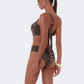 Blue Point Onepiece Cat Power Women Beach Monokini Brown