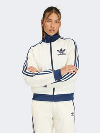 Adidas Knit Classic Women Original Track Top Off White