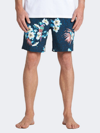 Billabong Sundays Stretch Layback Men Beach Swim Short Navy