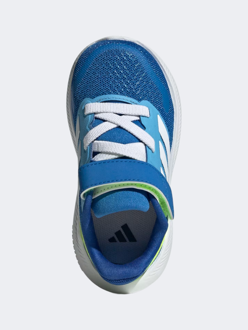 Adidas Runfalcon 5 Infant-Boys Running Shoes Blue/White/Lemon